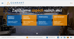 Desktop Screenshot of guarant.cz